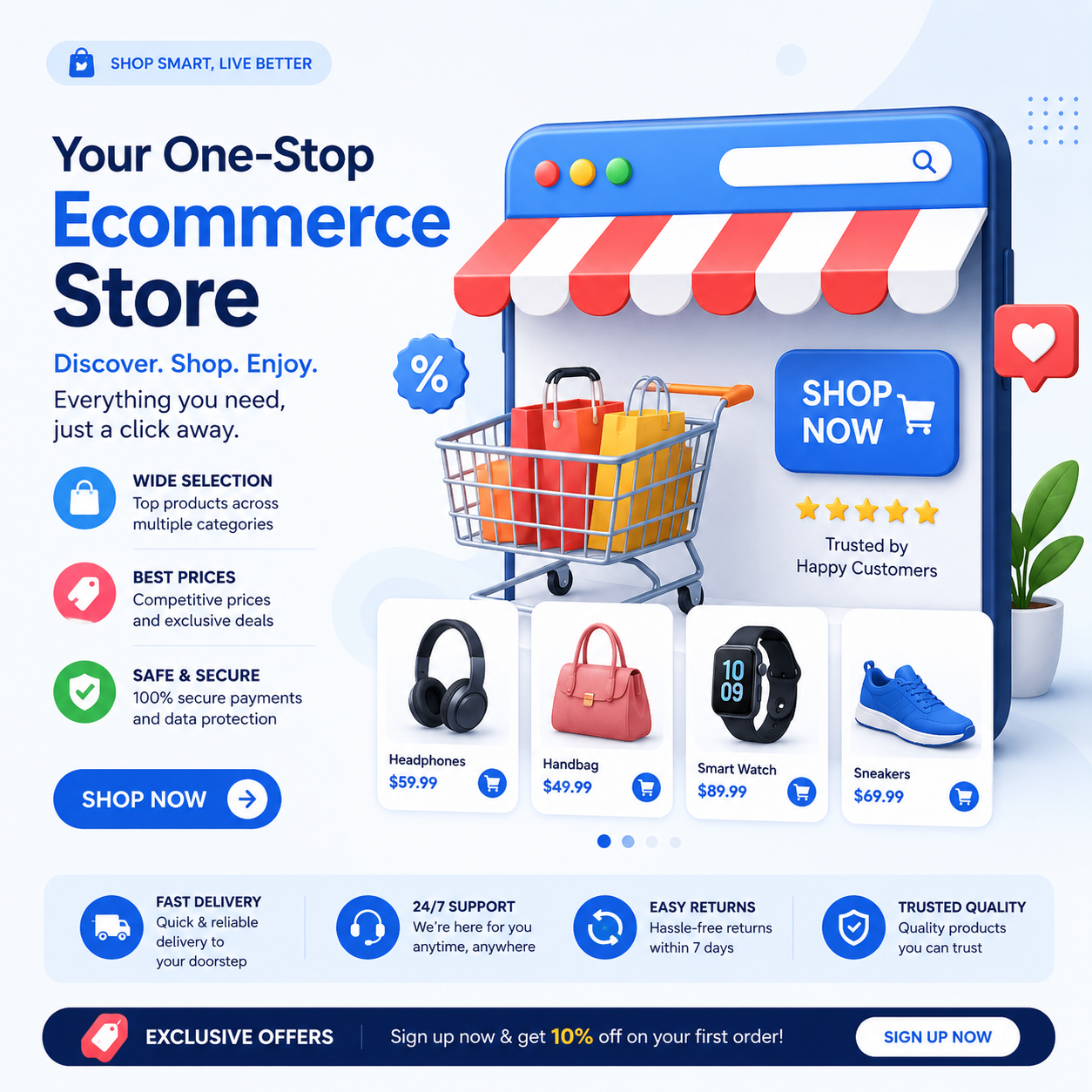 Home Modern Ecommerce store